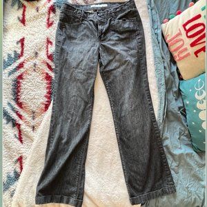 Early 00s Old Navy Wide-leg Dark Gray Trousers (6)